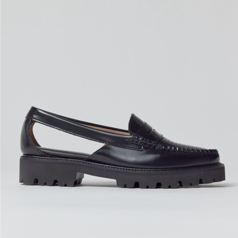 G.H. Bass Whitney Weenjuns Super Lug Loafer Cut Out size 8 NIB - Picture 2 of 7